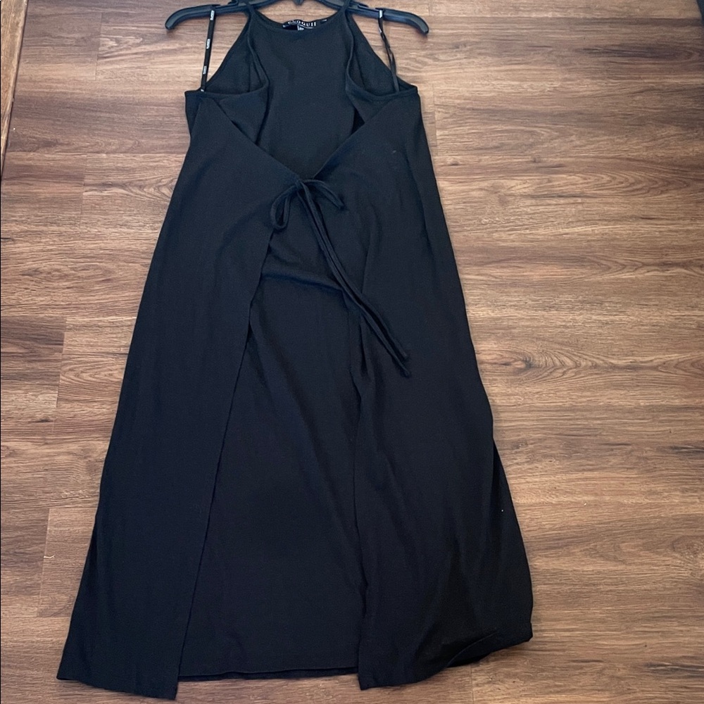 Eloquii Black Backless Dress